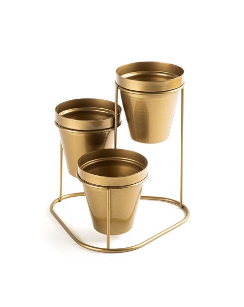 Accessorio decorativo in metallo Ged 014 B oro - D. 9 cm