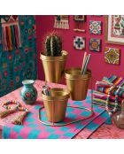 Accessorio decorativo in metallo Ged 014 B oro - D. 9 cm