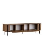 Mueble TV Nexus de roble caucásico negro - 180×30×45 cm