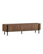 Mueble TV Nexus de roble caucásico negro - 180×30×45 cm