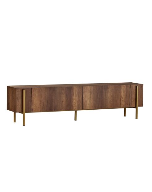 Meuble TV Nexus barok noyer or - 180×30×45 cm