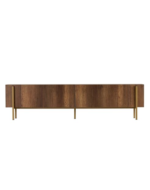 Meuble TV Nexus barok noyer or - 180×30×45 cm