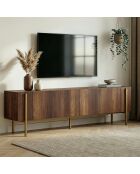 Meuble TV Nexus barok noyer or - 180×30×45 cm