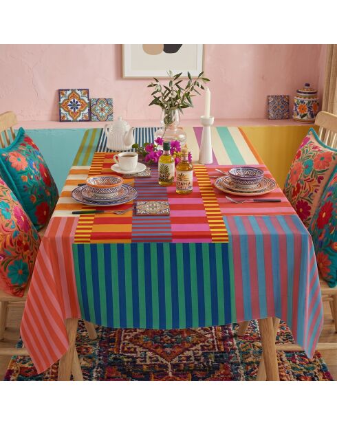 Nappe Asr Tblclt25 multicolore - 140x220 cm