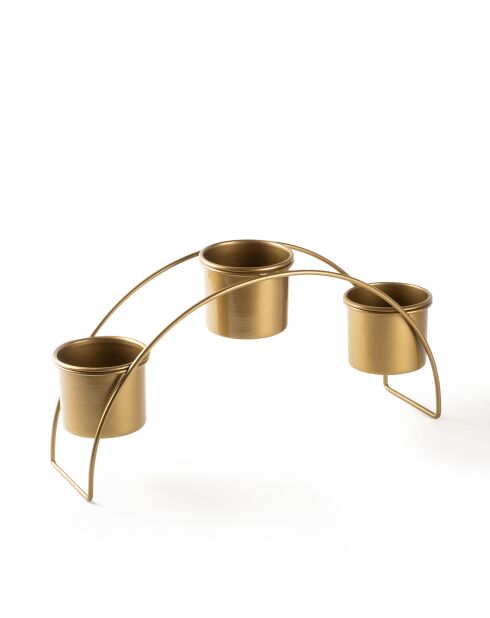 Accessorio decorativo in metallo Ged 012 oro - D. 9 cm