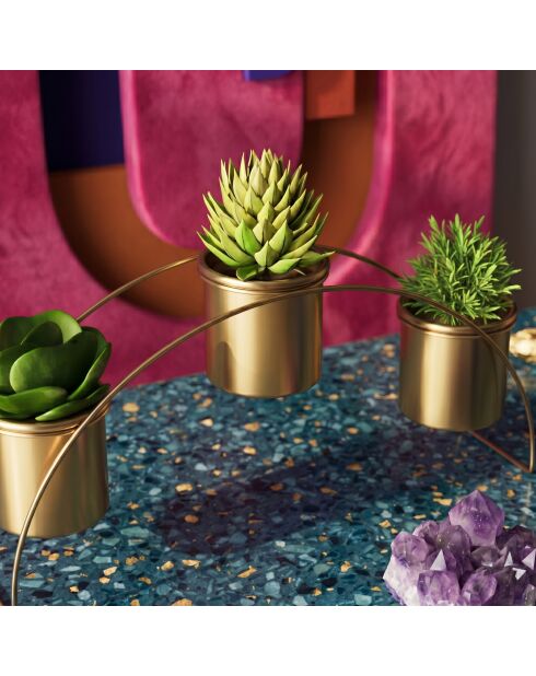 Accessorio decorativo in metallo Ged 012 oro - D. 9 cm