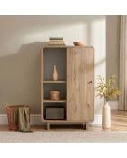 Armoire multifonctionnelle Torina chêne de sepet - 70×34×110 cm