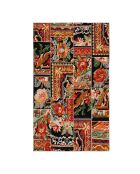 Schienale multicolore Woopamuk320 - 80x120 cm