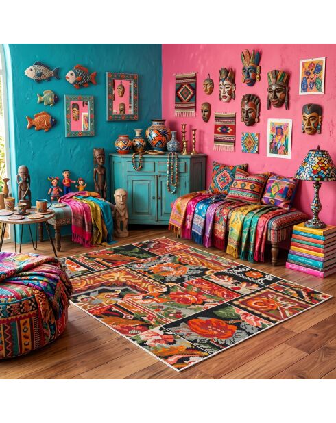 Schienale multicolore Woopamuk320 - 80x120 cm