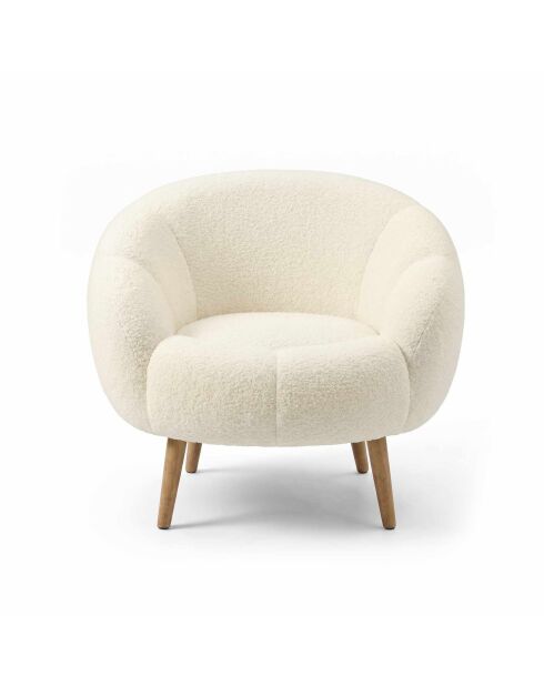 Poltrona Lida bianca - 75x100x42 cm