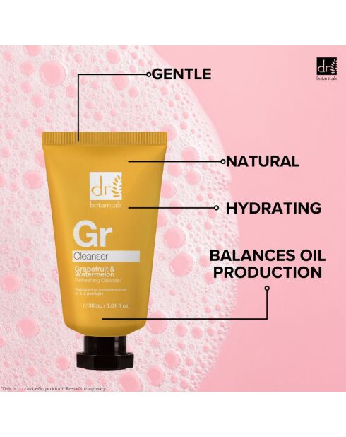 Nettoyant rafraîchissant pamplemousse et pastèque - 30 ml