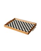Plateau Tpea9766 multicolore - 50x29x3,5 cm/38x24 cm