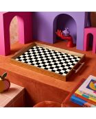 Plateau Tpea9766 multicolore - 50x29x3,5 cm/38x24 cm