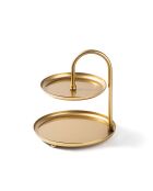 Accessorio decorativo Kmen B in metallo dorato - 20 cm
