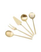 5 pièces Service de table Ckb0255 doré