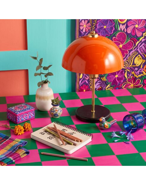 Lampe de table Ayd 3666 orange - D. 23 cm