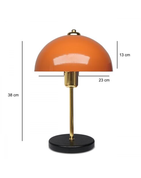 Lampe de table Ayd 3666 orange - D. 23 cm