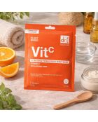Masque visage ultra-éclaircissant à la vitamine C et à l'acide hyaluronique (paquet de 10)