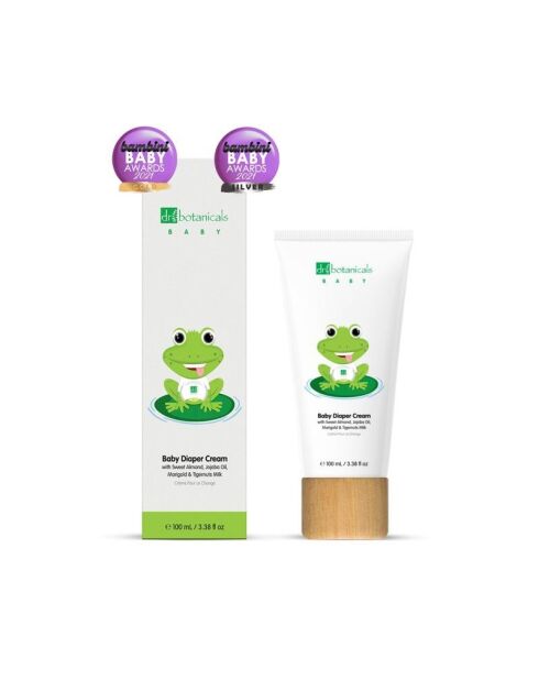 Kit de crème pour le change et de lait corporel à l'huile d'amande douce pour bébé - 2 pièces