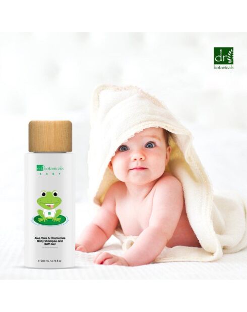 Kit shampoing et gel douche, huile corporelle et lait pour bébé - 3 pièces