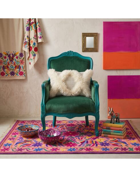 Funda de cojín Morocco 30 crema - 30x50 cm