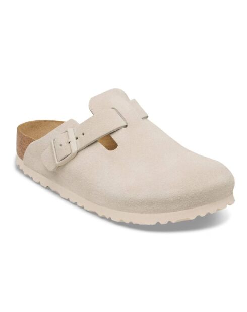 Sabots en velours de cuir Boston oyster