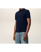 Polo en coton Ami de Cœur bleu marine