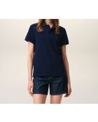 Polo en coton Ami de Cœur bleu marine