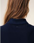 Polo en coton Ami de Cœur bleu marine