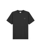 T-shirt en coton cœur noir