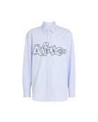 Chemise en coton Blocks bleue