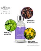 Gesichtsserum für empfindliche Haut mit 5% Drachenblut, 3% Centella Asiatica und 1% Nachtkerzenöl -30 ml