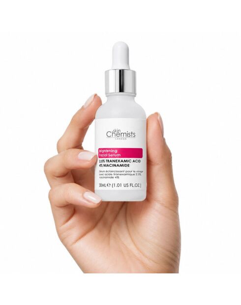 Aufhellendes Gesichtsserum mit 2,5% Tranexamsäure und 4% Niacinamid - 30 ml