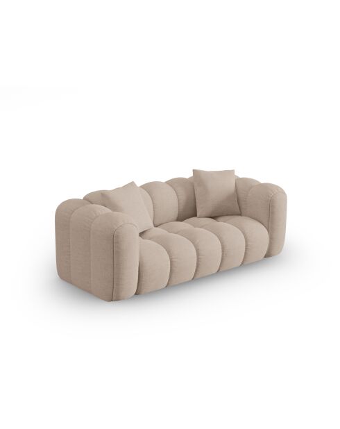 Astro 3-Sitzer-Cappuccino-Sofa, 208 x 94 x 70 cm