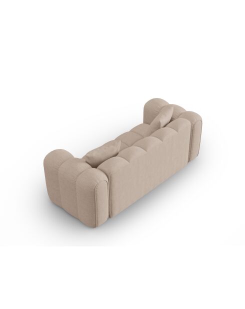 Astro 3-Sitzer-Cappuccino-Sofa, 208 x 94 x 70 cm