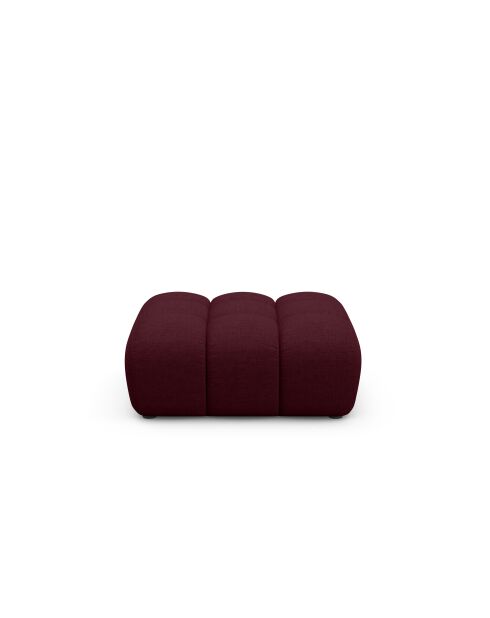 Pouf Astro 1 place bordeaux - 90x70x43 cm