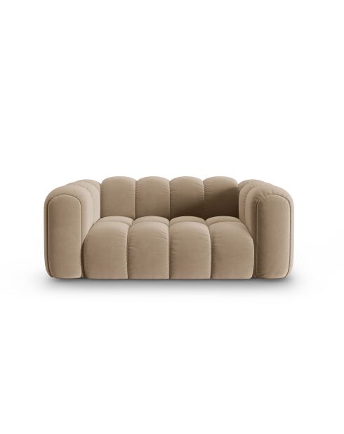 Astro 2-Sitzer-Samtsofa Sand - 178x94x70 cm