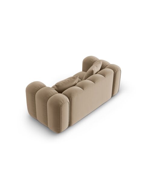 Astro 2-Sitzer-Samtsofa Sand - 178x94x70 cm