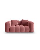 Astro 2-Sitzer-Sofa aus Flamingo-Samt - 178x94x70 cm