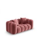 Astro 2-Sitzer-Sofa aus Flamingo-Samt - 178x94x70 cm