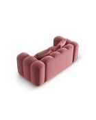 Astro 2-Sitzer-Sofa aus Flamingo-Samt - 178x94x70 cm