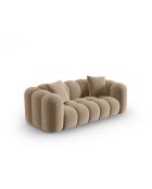 Astro Samtsofa 3-Sitzer Sand - 208x94x70 cm