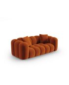 Astro Samtsofa 3-Sitzer Terrakotta - 208x94x70 cm