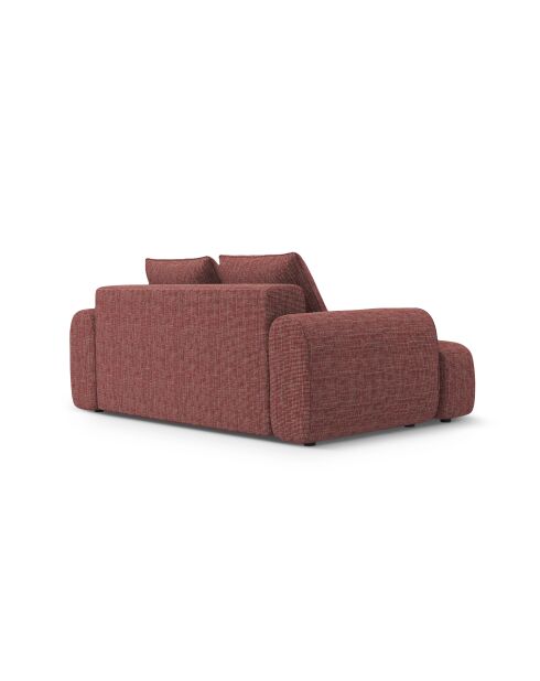 Canapé Orion 2 places rouge - 175x100x84 cm