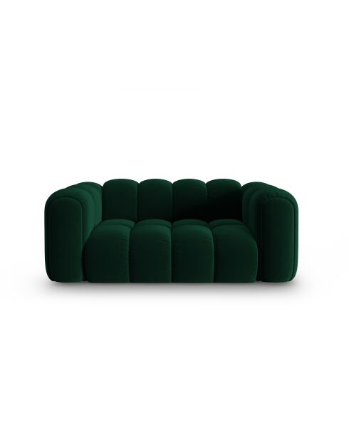 Astro 2-Sitzer-Sofa aus Samt flaschengrün - 178x94x70 cm