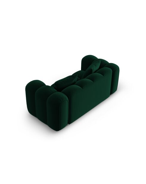 Astro 2-Sitzer-Sofa aus Samt flaschengrün - 178x94x70 cm