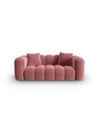 Astro 3-Sitzer-Sofa aus Flamingo-Samt — 208 x 94 x 70 cm