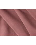 Canapé modulaire velours Astro 4 places flamant - 238x94x70 cm
