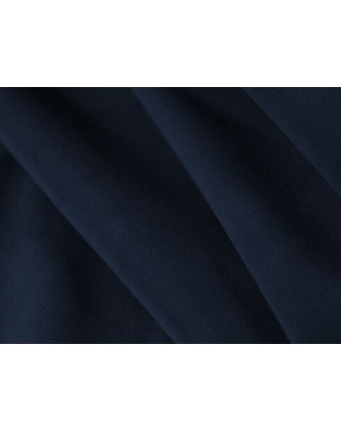 Canapé d'angle gauche velours modulable Astro 3 places bleu roi - 238x190x70 cm