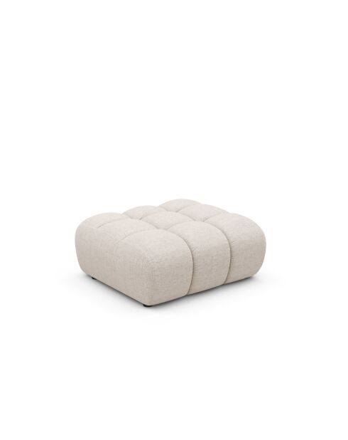 Pouf Astro 1 place beige - 90x70x43 cm
